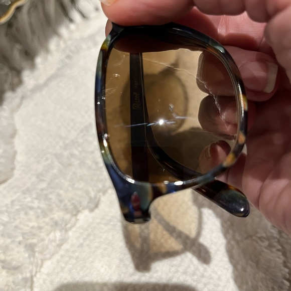 PERSOL PO 3019S Sunglasses 944/51 Blue Striped Horn - Picture 7 of 8